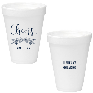 Our Cheers Garland Cup is good for use in Wedding, Floral themed parties and will add that special attention to detail that cannot be overlooked.