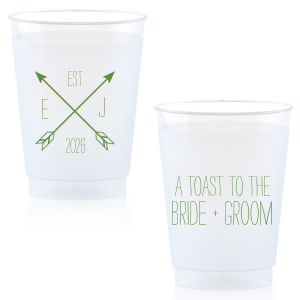 The ever-popular Matte Moss Green Ink 12 oz Frost Flex Cup with Matte Moss Green Ink Screen Print has a Cross Arrows 2 graphic and is good for use in Accents, Frames themed parties and can't be beat. Showcase your style in every detail of your party's theme!