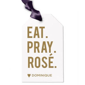 ForYourParty's personalized Watercolor Rose Wine Gift Tag with Shiny Champagne Foil can be personalized to match your party's exact theme and tempo.