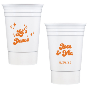 Our custom Orange 16 oz Stadium Cup with Matte Sunflower Ink Cup Ink Colors has a Twinkle Frame graphic and is good for use in Stars, Frames, Holiday themed parties and will add that special attention to detail that cannot be overlooked.