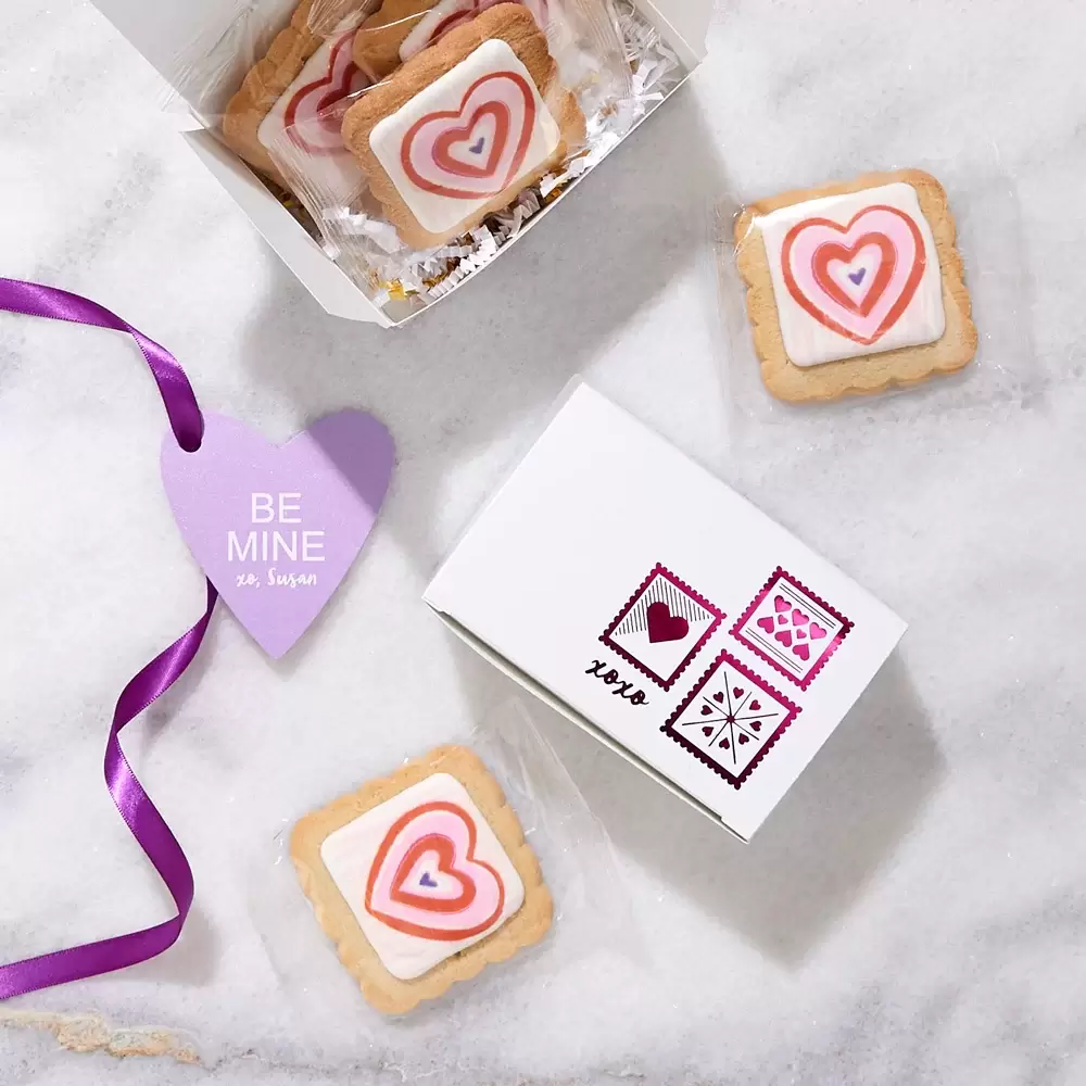 give Valentine's Day treats in custom cake boxes this year with For Your Party
