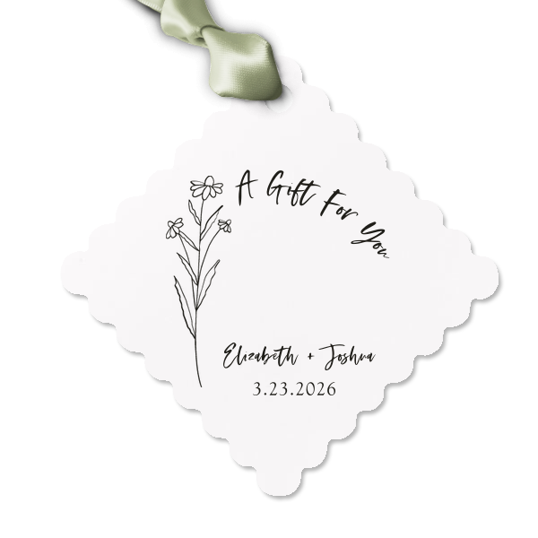 Meet our new customized Letterpress Tags with your name and date on it. They can fit on every gift and look perfect together with your present for your loved ones. Surprise them!