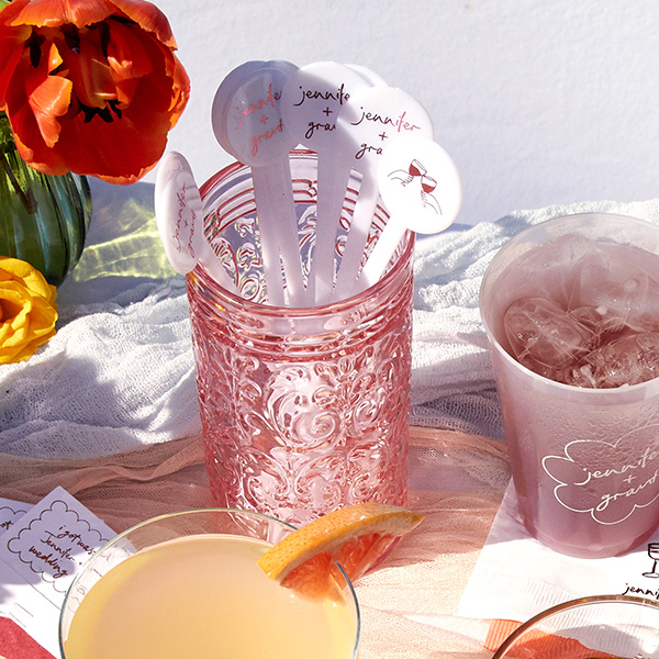 Kitchy Cocktail Hour Cheers Stir Stick