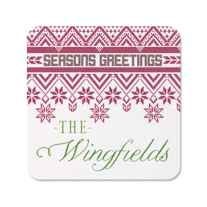 The ever-popular Custom Photo Coaster with Matte Moss Green Ink Digital Print Colors will give your party the personalized touch every host desires.