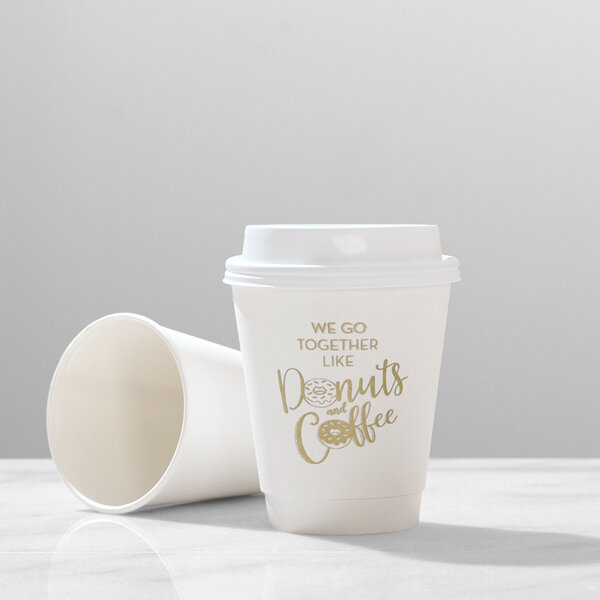 12 oz Paper Hot Cup with Lid