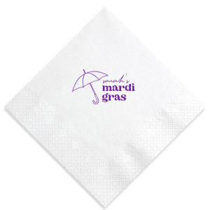 This Mardi Gras, make your party stand out with custom party supplies!