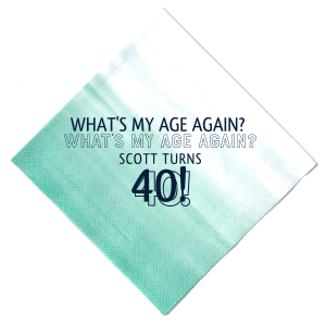 Our beautiful custom Crosshatch Key Lime Cocktail Napkin with Matte Navy Foil will impress guests like no other. Make this party unforgettable.