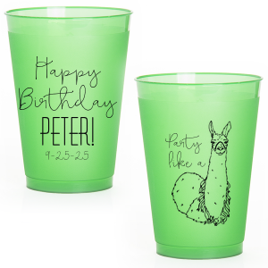 Party Like a Llama Frost Flex Cup