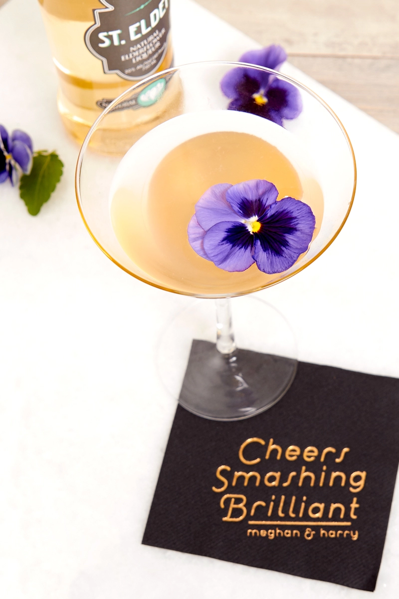 elderflower and champagne cocktail for royal wedding celebrations