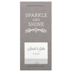 Sparkle And Shine Sparkler Sleeve with Match