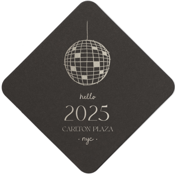 Hello New Year 2025 Coaster