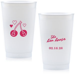 The ever-popular Valentine's Cherry Cup with cute graphics combined with your own name on it would be a perfect holder for your favorite drink. Decorate your home, it will look fabulous with your unique touch. Your guests will agree!