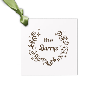 Are you looking for a Gift Tag to attach to your present made for your loved ones? This Minimal Modern Wreath graphic is good for use in all themed parties and will impress them like no other. Make these moments unforgettable.