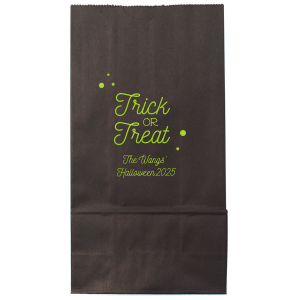 Trick Or Treat Dots Bag