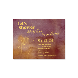 Meet ForYourParty's new Let's Shower With Love Invite, designed especially for you. It has an amazing graphics and will fit in every occasion. Modify it and you're good to go! 