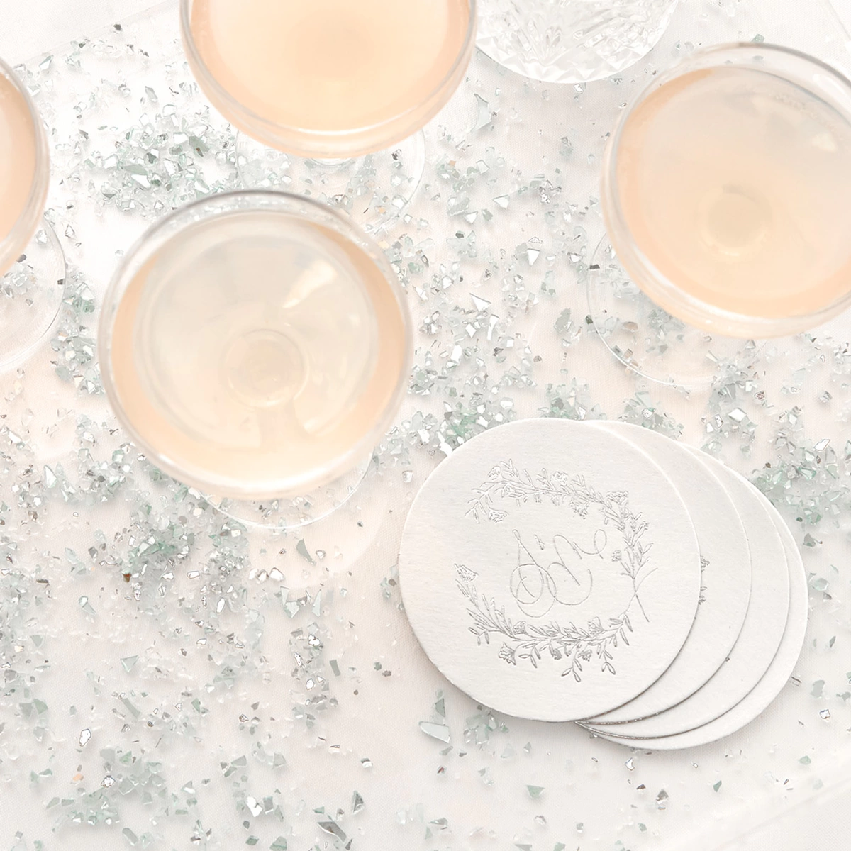 Shop the Frosted Classic Collection Custom Coasters