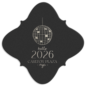 Begin the year with style with the Hello New Year 2026 Coaster! The stylish and functional coaster comes in a variety of shapes and colors to suit your festivity needs.