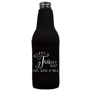 ForYourParty's personalized Black Flat Can Cooler with Matte White Ink couldn't be more perfect. It's time to show off your impeccable taste.