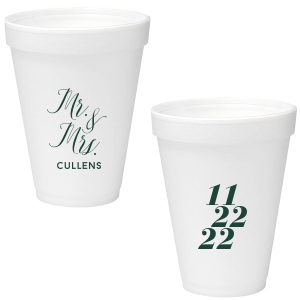 Personalized Styrofoam Cups (12 oz)