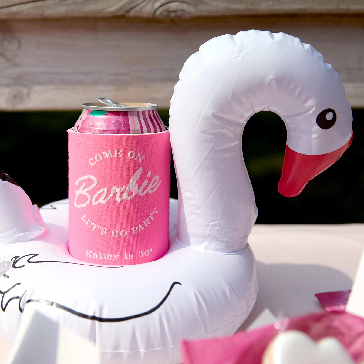Barbie Birthday Can Cooler