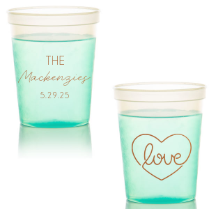 The Script Name Love Cup is good for use in Wedding, Anniversary, Hearts themed parties and will impress guests like no other. Make this party unforgettable.