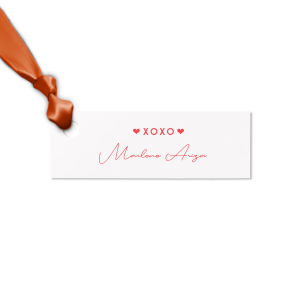 This customized Letterpress Tag with your name on it would look even better with a gift for your closest ones. Get it today and surprise someone, leave them speechless! 