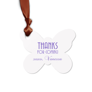 The ever-popular Poptone Lavender Butterfly Gift Tag with Matte White Foil will add that special attention to detail that cannot be overlooked.