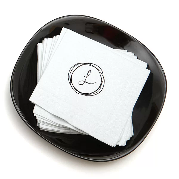 modern vintage napkin