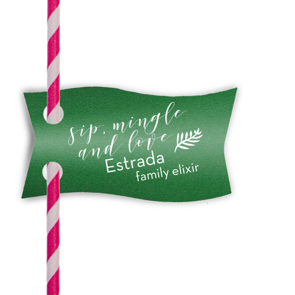 Family Elixir Straw Tag