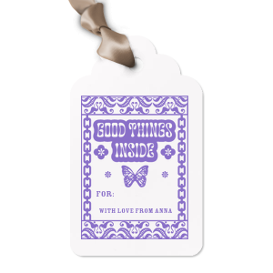 Surprise your loved ones, decorate your gift and let them reveal the magic wrapped in this amazing gift of yours. The Goof Things Inside is a great Gift Tag adding an amazing final touch on your gift! 