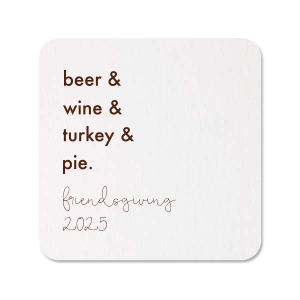 Turkey & Pie Coaster