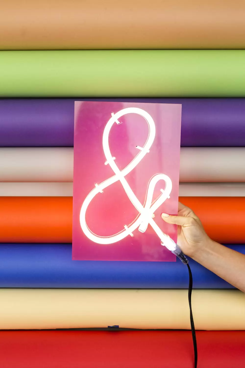 custom neon wedding sign DIY