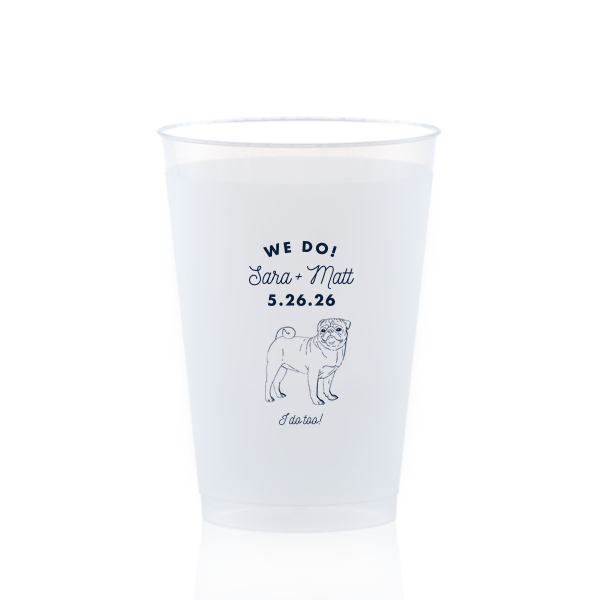 The personalized We Do, I Do Too Cup is good for use in Animals themed parties and will impress guests like no other. Make this party unforgettable.