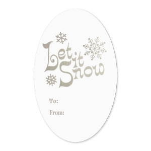 Let It Snow Label