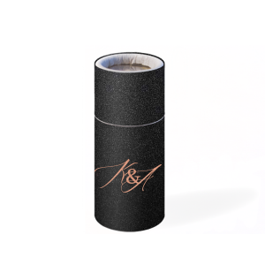 ForYourParty's personalized Shimmer Black Ore 30 Strike Matchbook with Shiny Rose Gold Foil can be customized to complement every last detail of your party.