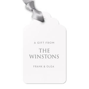 Add unique final touch to your gift with this amazing Gift Tag including your Family Name on it. It fits in every occasion and catch a lot of sights too! Surprise them in the best possible way! 