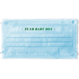 Team Baby Boy Face Mask