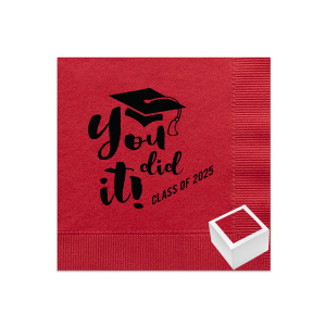 Make the others jealous by bringing the You Did it Napkin! This gift set will be a unique detail to surprise your loving ones!