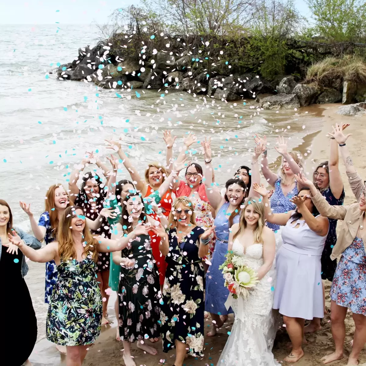 For Your Party 15th anniversary confetti celebration 