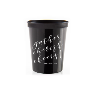 Pumpkin Spice Season Personalized Stadium Plastic Cups Family Thanksgiving Friendsgiving Cups Thanksgiving Cups Family Reunion