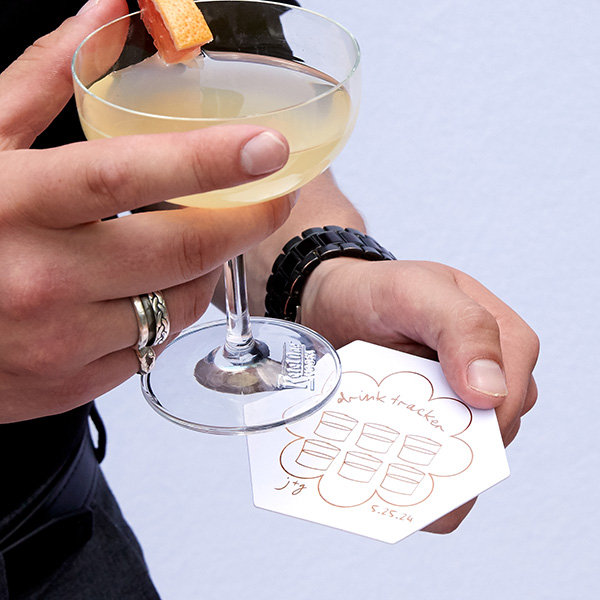 Kitchy Cocktail Hour Drink Tracker Coaster