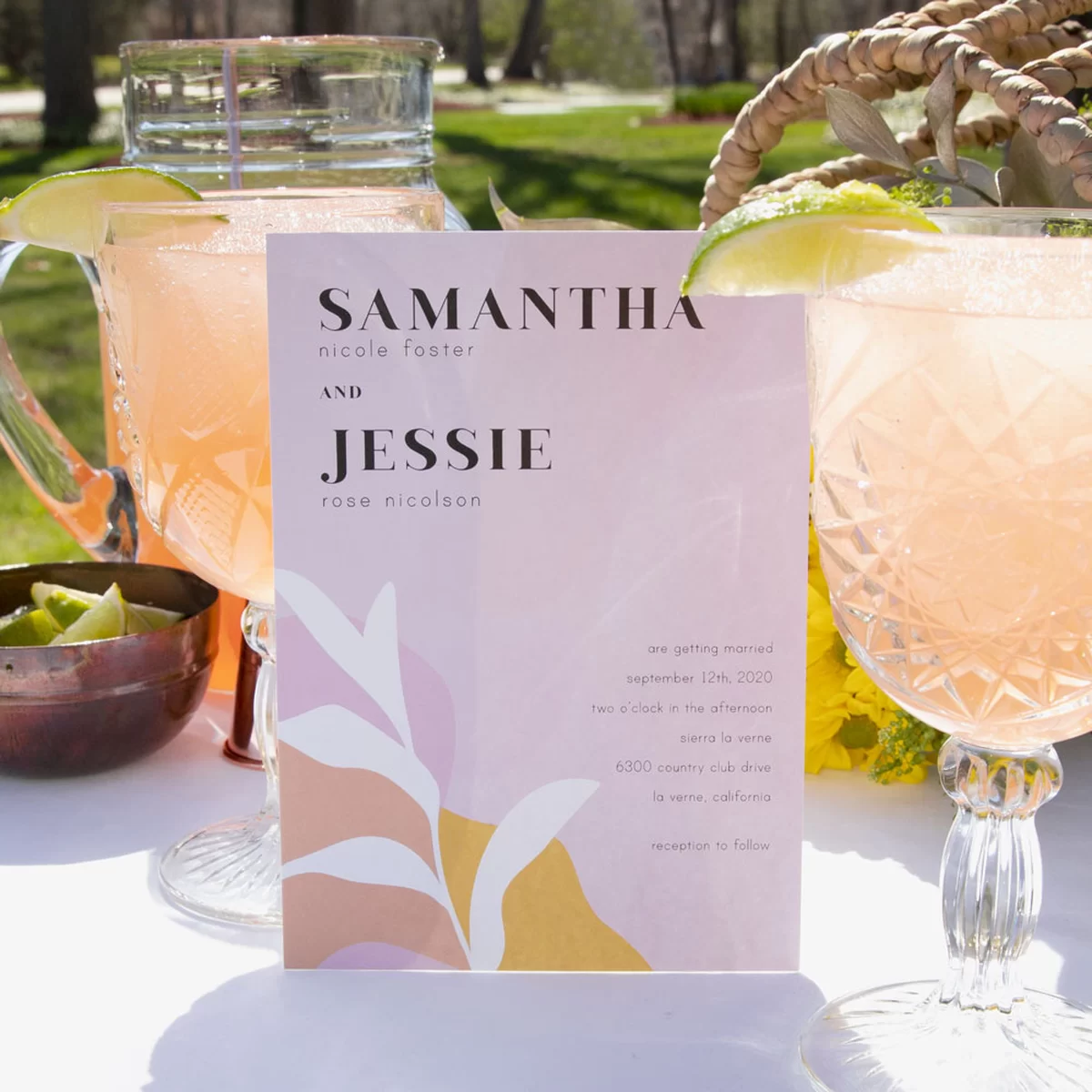 Shop the Marry Gold Collection Custom Full Color Invitation