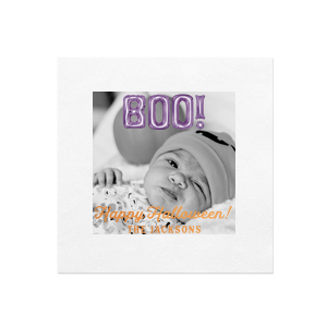ForYourParty's chic White Borderless Custom Photo + Foil Cocktail Napkin with Shiny Copper Foil can be personalized to match your party's exact theme and tempo.