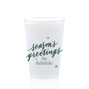Season's Greetings Snowflake Cup