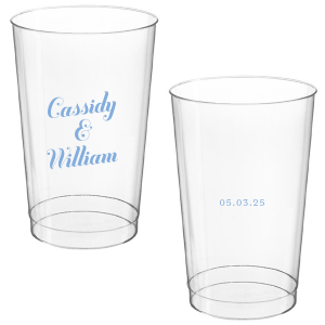 Showcase simplicity and elegance with the Relaxed Couples Name and Date Cup. The no nonsense design makes a direct impression to showcase your big event. Perfect for weddings, engagements, anniversaries or most other events, the highly customizable text leaves plenty room for personalization to make your event unique as your partnership.