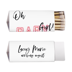 ForYourParty's chic White Classic Custom Photo Matchbox with Matte Black Ink Digital Print Colors and Matte Fuchsia Ink Digital Print Colors will look fabulous with your unique touch. Your guests will agree!