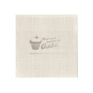 Add a sweet touch to the graduation festivities with the Piece of Cake Graduation Napkin, featuring a delightful cupcake graphic and the playful phrase "That was a piece of cake," along with the graduate's name and year. A lighthearted nod to their accomplished journey.