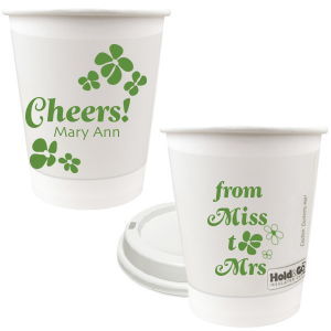 Miss To Mrs Groovy Flower Paper Cup