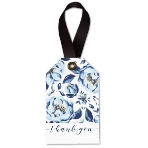 Floral Thank You Label