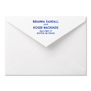 Our custom Shiny Royal Blue A7 Invitation Envelope with Shiny Royal Blue Foil couldn't be more perfect. It's time to show off your impeccable taste.